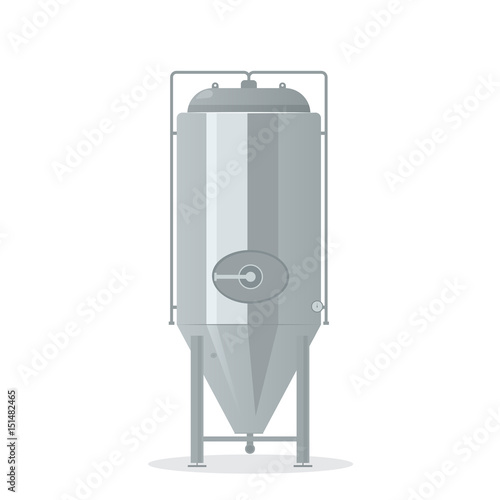 cartoon brewery tank