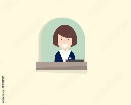 bank teller window