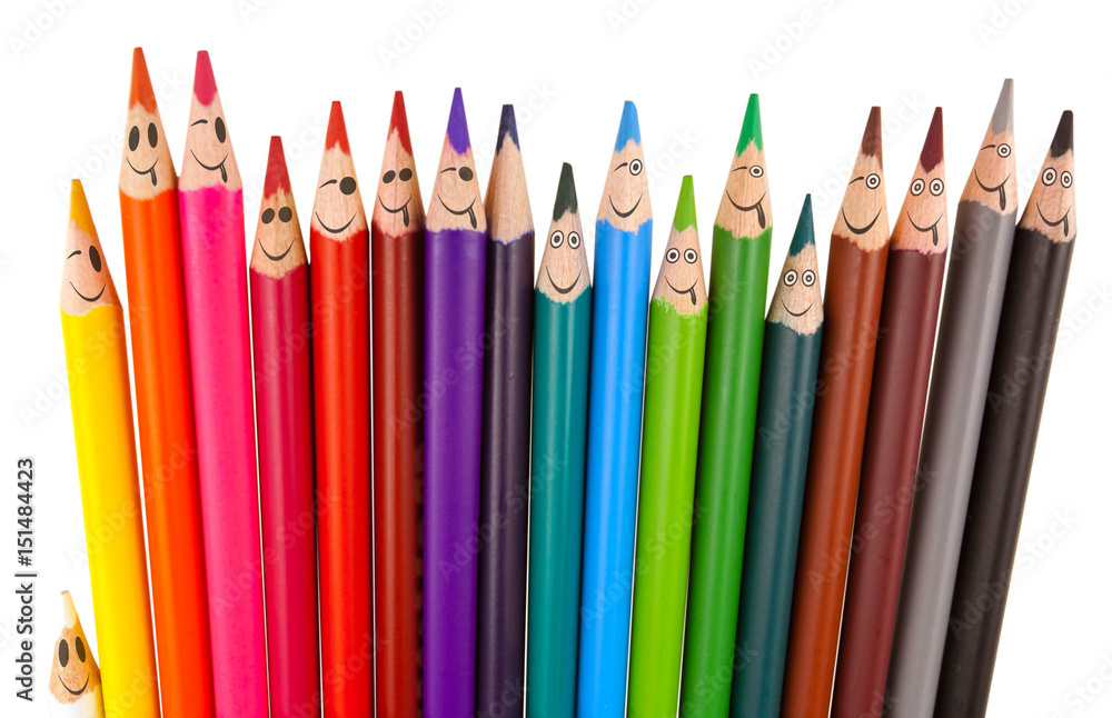 Fototapeta premium crayons expressifs