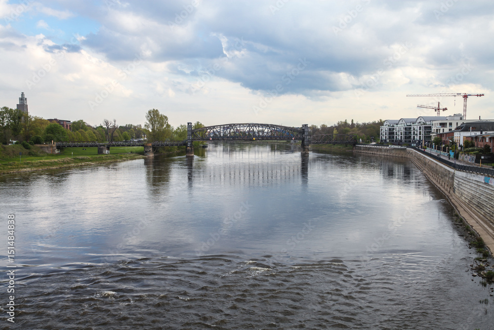 Alte Hubbrücke in Magdeburg