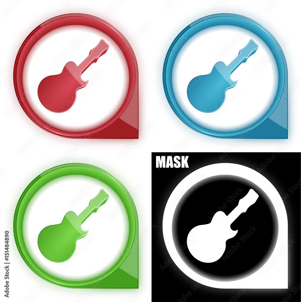 ikona w okręgu ze strzałką i blaskiem zestaw