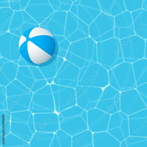 blue beach ball