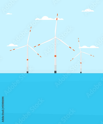 wind turbine farm offshore