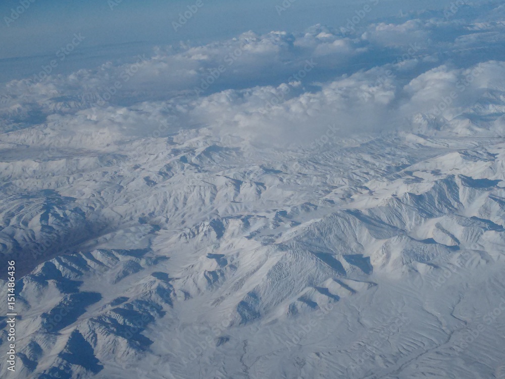 Fototapeta premium Snowy mountains