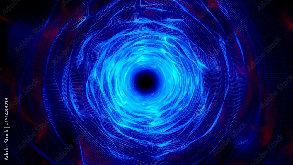 Blue Red Organic Wavy Tunnel Abstract Animation Background Backdrop Blue Red Organic Wavy Tunnel Abstract Animation Background Backdrop