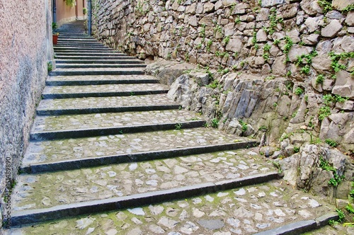 Treppenweg in Gandria  Tessin