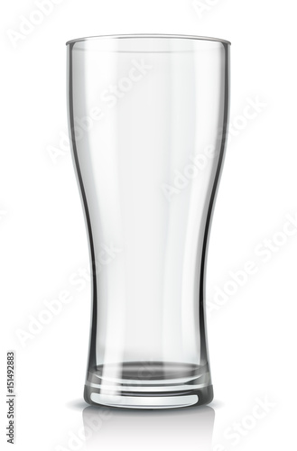 Beer glass empty