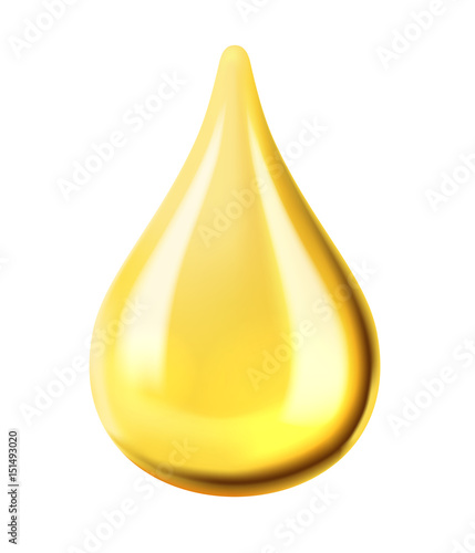 transparent oil drop