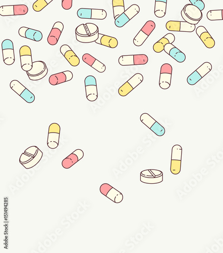 Color drugs tamplate.