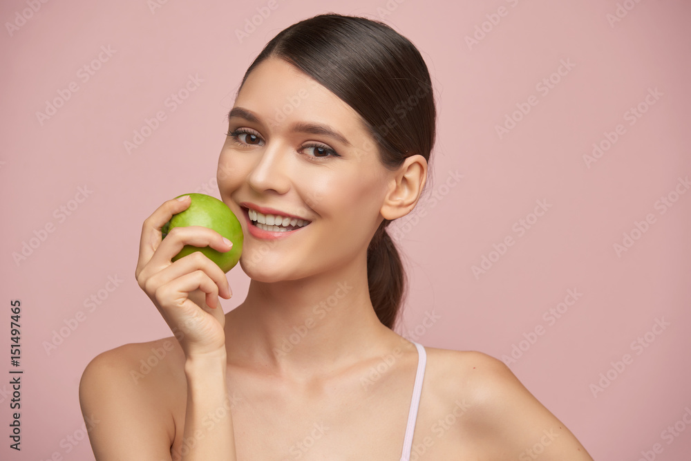 Enjoying fresh fruit Enjoying fresh fruit