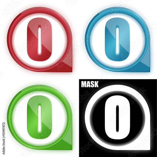 ikona w okręgu ze strzałką i blaskiem zestaw