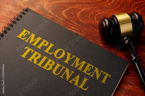 Fotografie Book with title employment tribunal on a table.