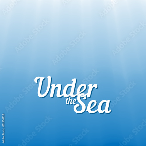 Underwater vector background