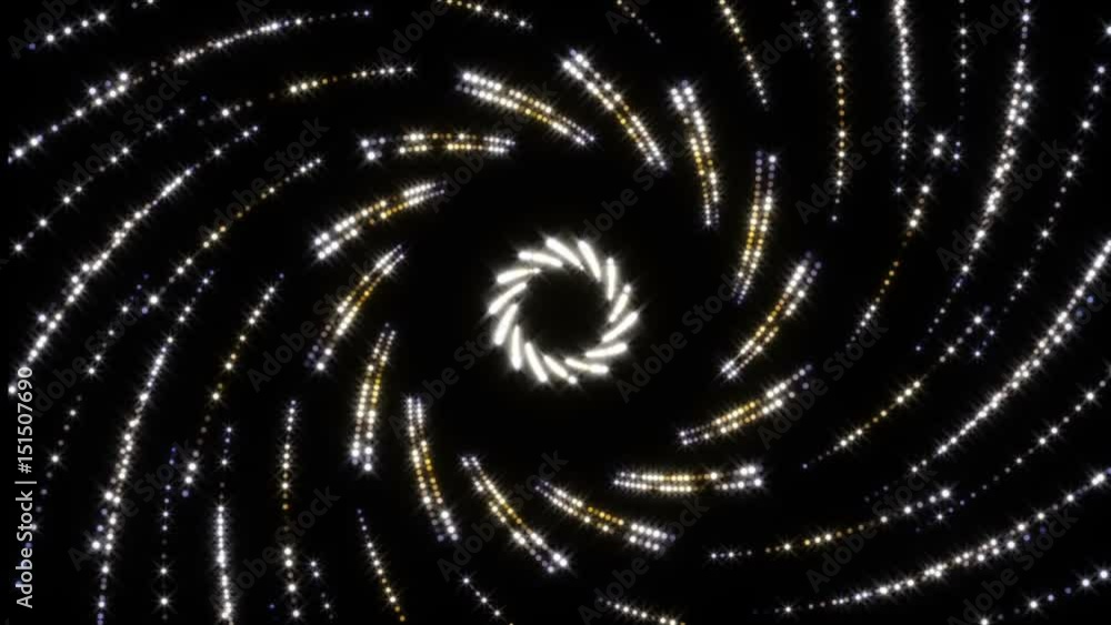 abstract spiral, black background, loop abstract spiral, black background, loop