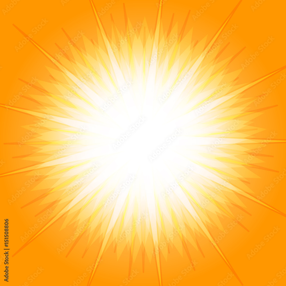 Orange star burst for abstract background design concept Orange star burst for abstract background design concept