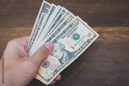 US american dollar money bills