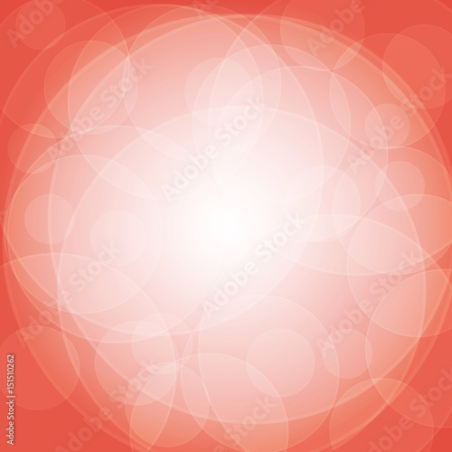 Multi layer of transparent red circle for abstract graphic design background concept