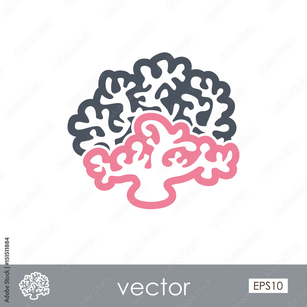 Coral outline icon. Summer. Vacation Coral outline icon. Summer. Vacation
