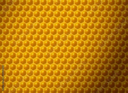 Gold honey comb abstract background - Honey warm texture - Honeycomb backdrop