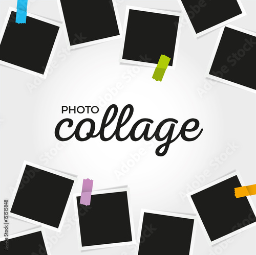 Photo collage template