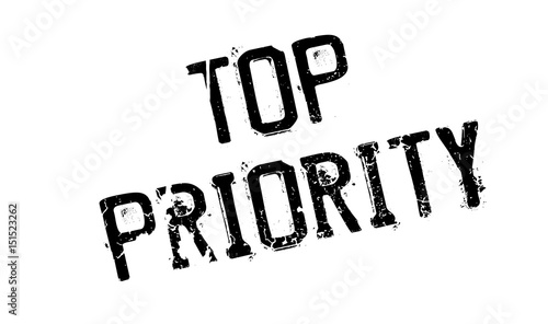 Top Priority rubber stamp. Grunge design with dust scratches. Effects can be easily removed for a clean, crisp look. Color is easily changed.