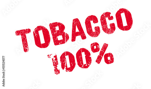 Tobacco 100% rubber stamp. Grunge design with dust scratches. Effects can be easily removed for a clean, crisp look. Color is easily changed.
