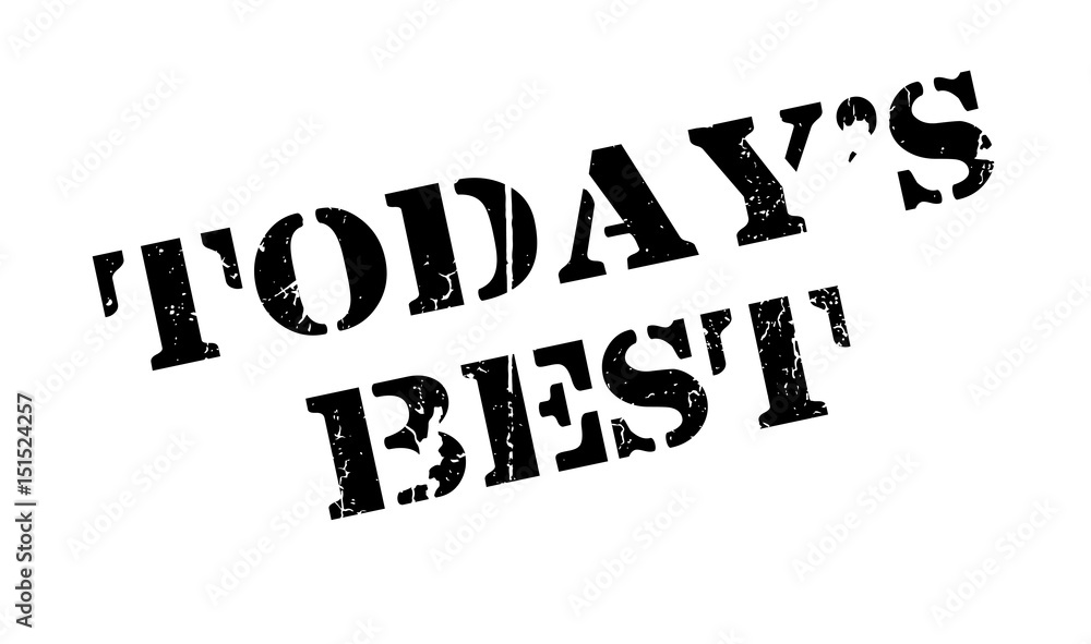 Today's Best rubber stamp. Grunge design with dust scratches. Effects can be easily removed for a clean, crisp look. Color is easily changed. Today's Best rubber stamp. Grunge design with dust scratches. Effects can be easily removed for a clean, crisp look. Color is easily changed.