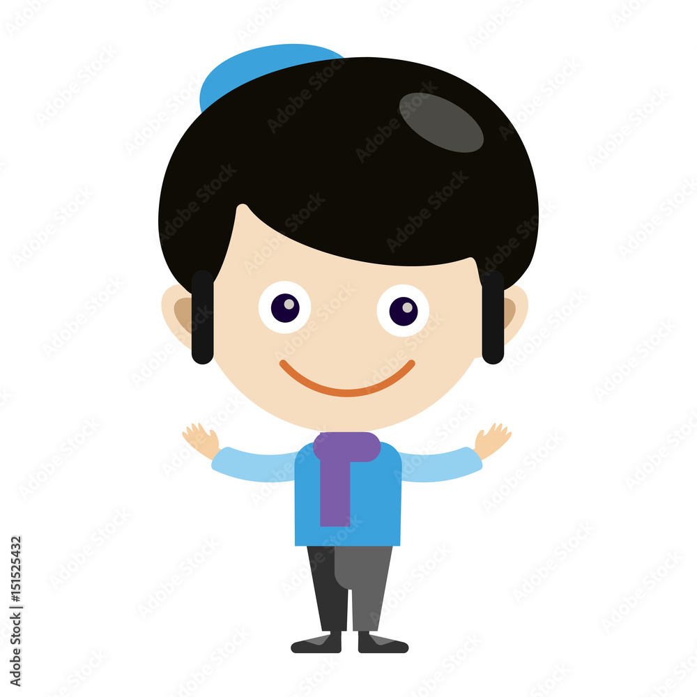 Boy portrait fun happy young expression cute teenager cartoon character little kid flat vector illustration.