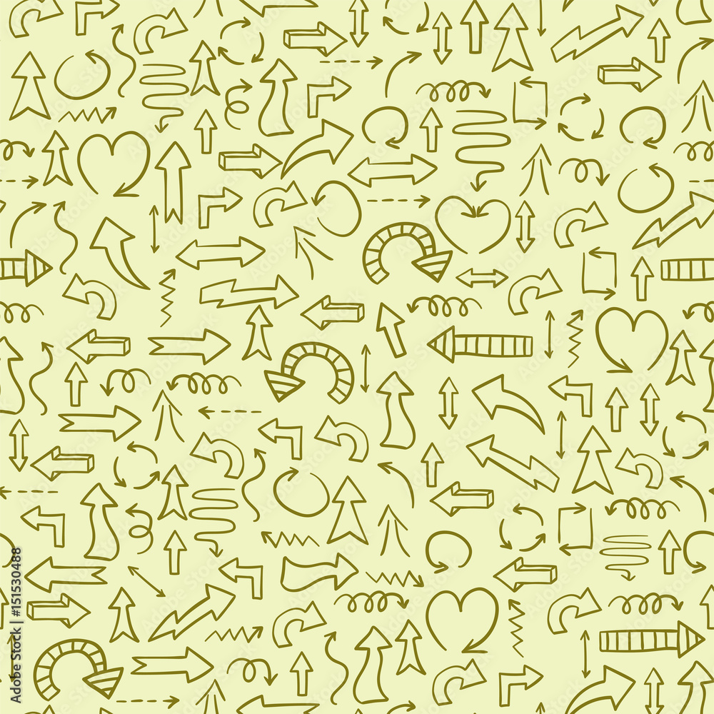 Cartoon doodles hand drawn style seamless pattern summer design wallpaper vector illustration.