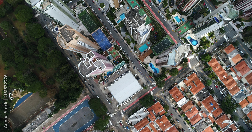 Top View of Street