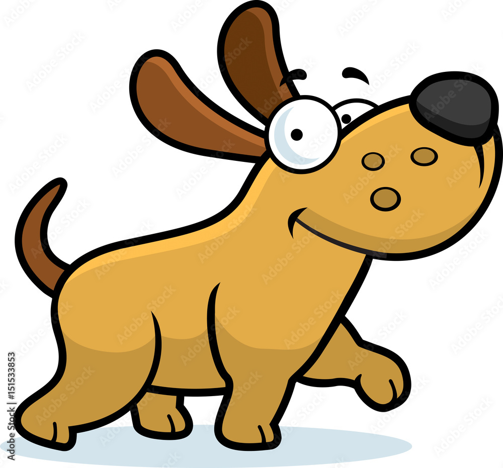 Obraz premium Dog Walking