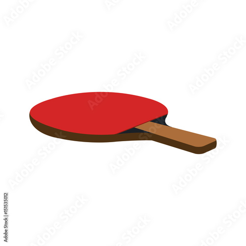 ping pong racket isolated icon vector illustration design