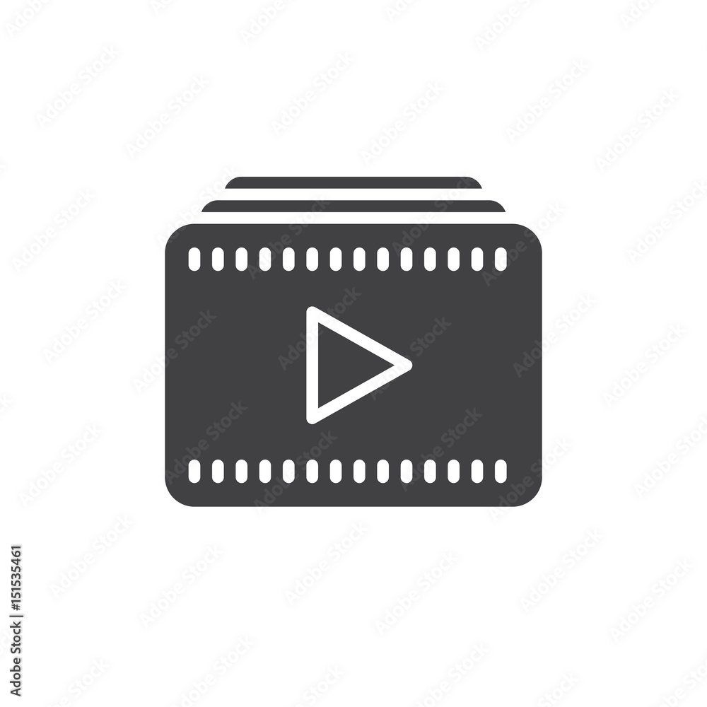 Video playlist icon vector, filled flat sign, glyph style pictogram isolated on white. Symbol, logo illustration. Pixel perfect Video playlist icon vector, filled flat sign, glyph style pictogram isolated on white. Symbol, logo illustration. Pixel perfect