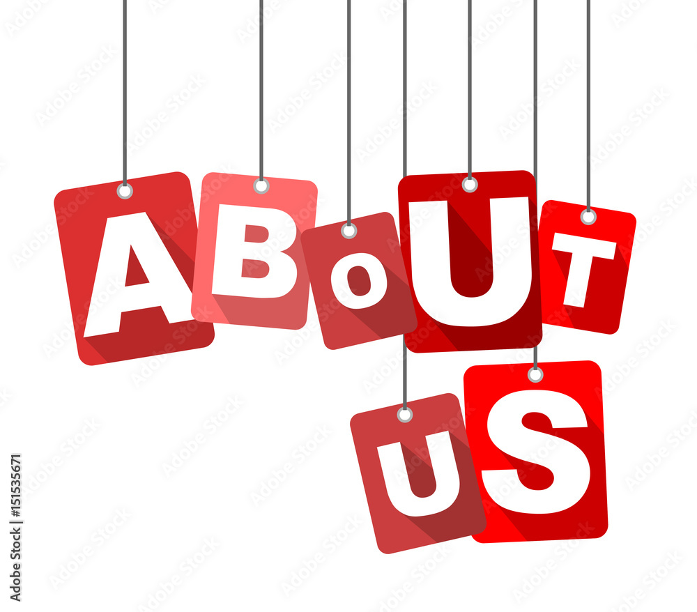 Red vector flat design background about us. It is well adapted for web design. Red vector flat design background about us. It is well adapted for web design.
