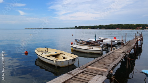 Boote am Steg