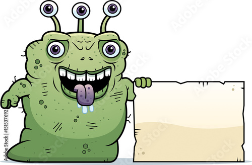 Ugly Alien Sign