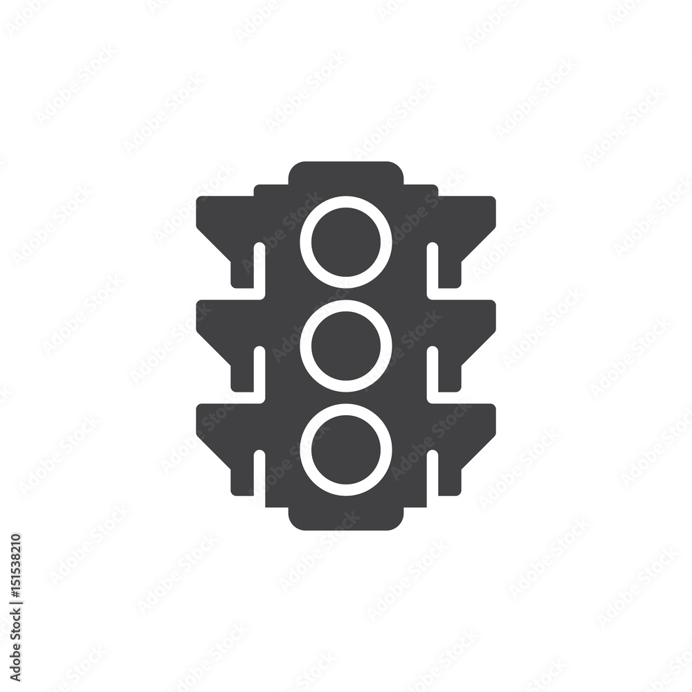 Traffic light icon vector, filled flat sign, solid pictogram isolated on white. Symbol, logo illustration. Pixel perfect Traffic light icon vector, filled flat sign, solid pictogram isolated on white. Symbol, logo illustration. Pixel perfect