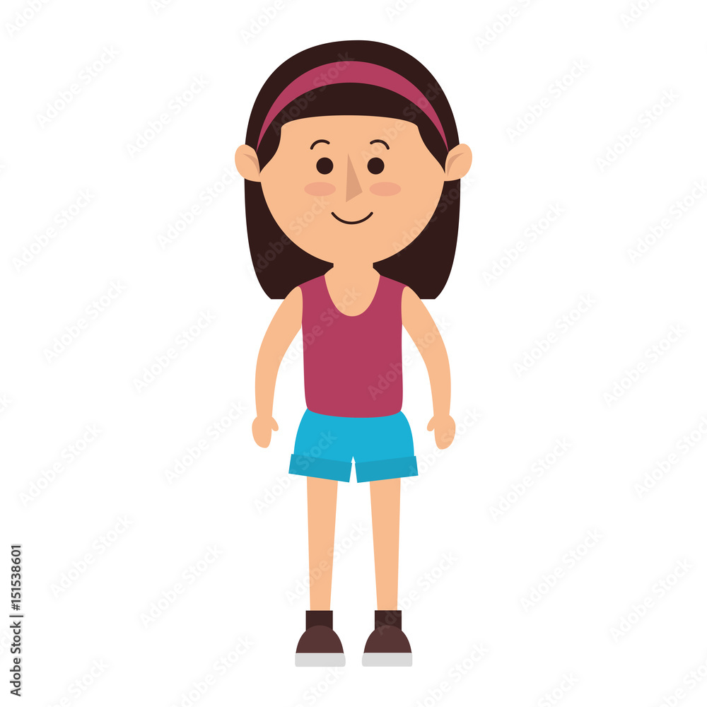 cute little girl character vector illustration design cute little girl character vector illustration design