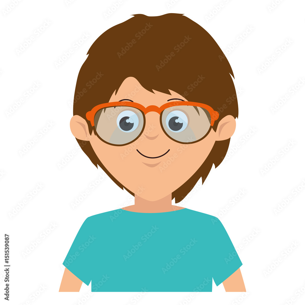 happy little boy character vector illustration design happy little boy character vector illustration design