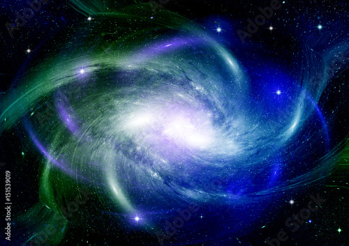 Obraz na płótnie galaxy in a free space w salonie