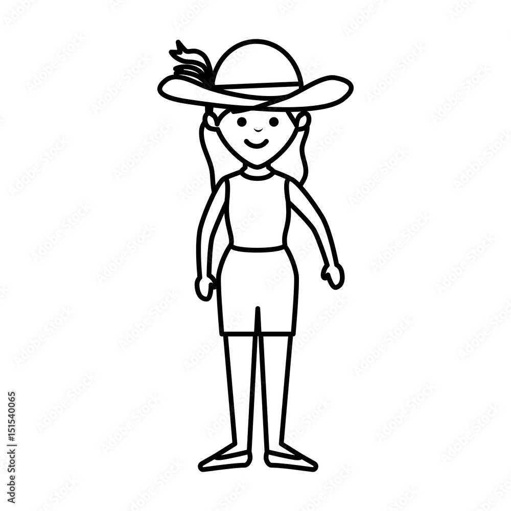 young woman avatar character vector illustration design young woman avatar character vector illustration design