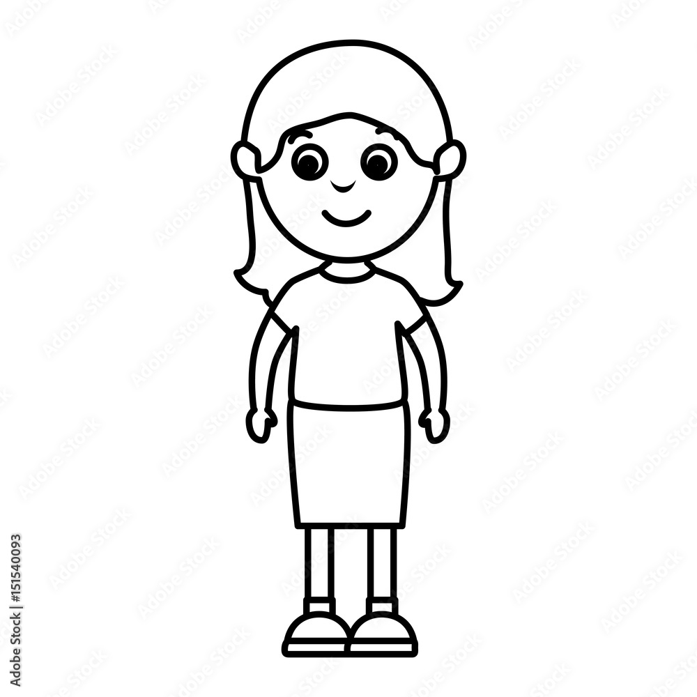beautifull mother avatar character vector illustration design beautifull mother avatar character vector illustration design