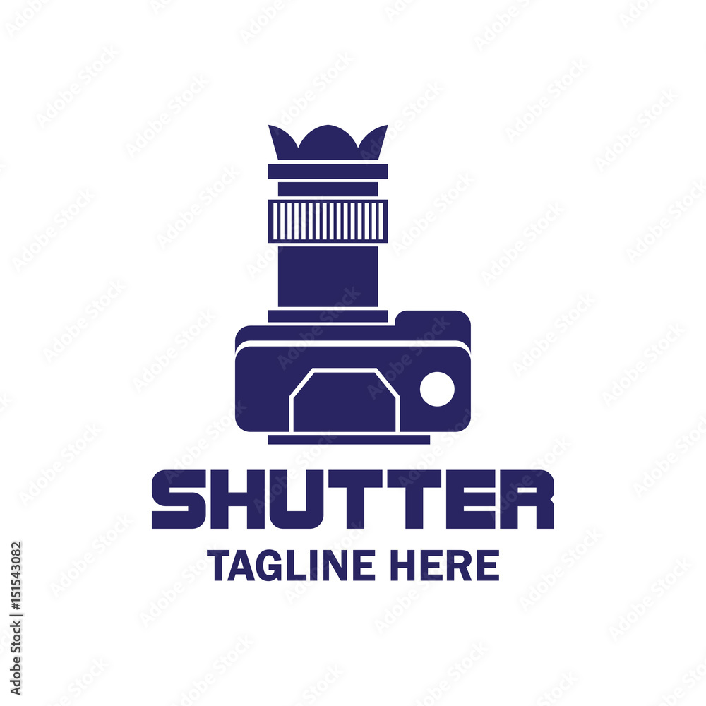 camera studio, shutter, camera store logo with text space for your slogan / tagline, vector illustration camera studio, shutter, camera store logo with text space for your slogan / tagline, vector illustration