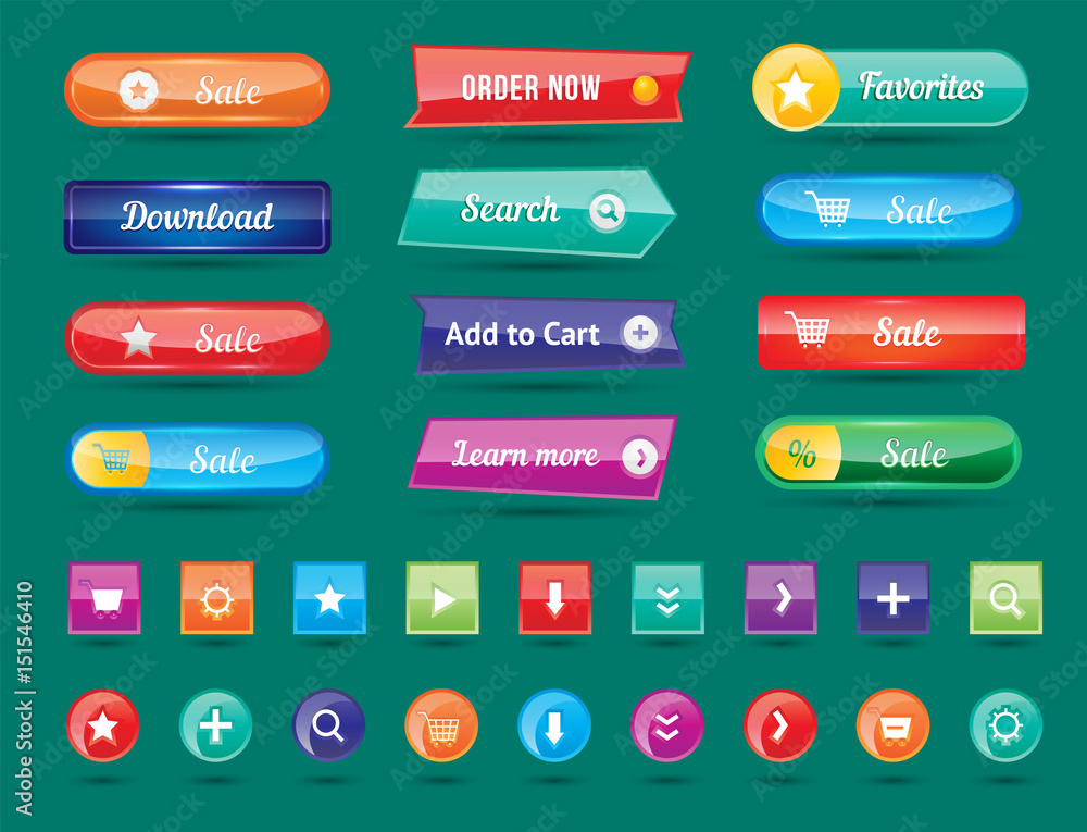 Web Graphics Buttons