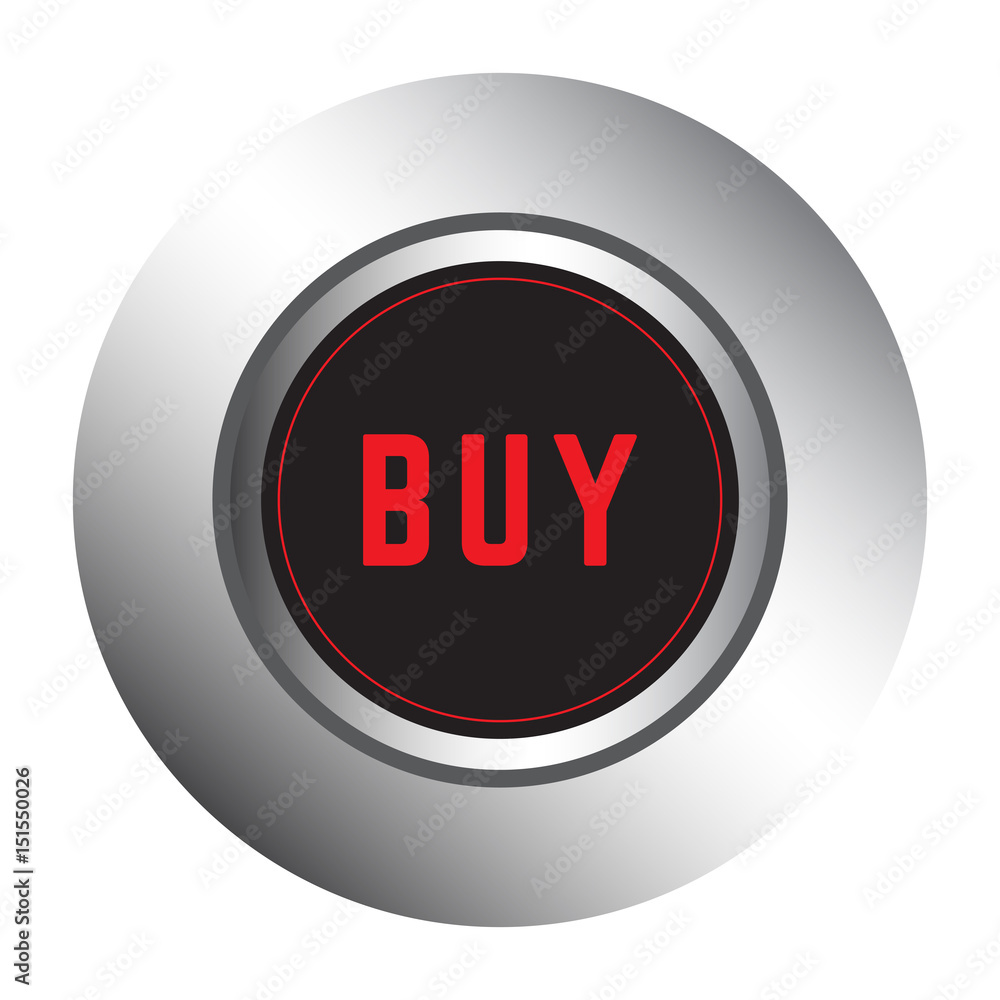 Isolated buy web button on a white background, Vector illustration Isolated buy web button on a white background, Vector illustration