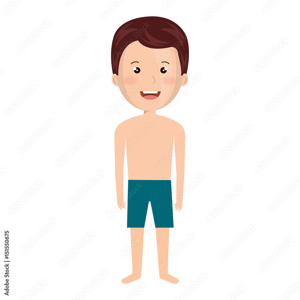 little boy in summer dress vector illustration design little boy in summer dress vector illustration design