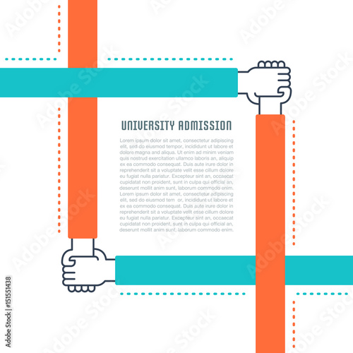 Website Banner and Landing Page University Admission