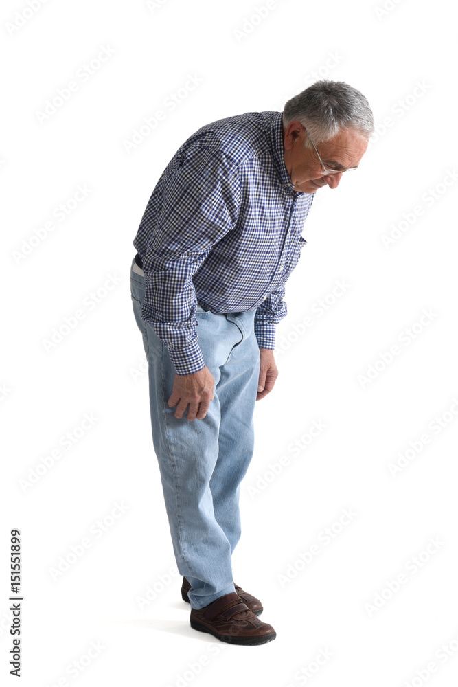 Man looking for a thing he has lost Man looking for a thing he has lost