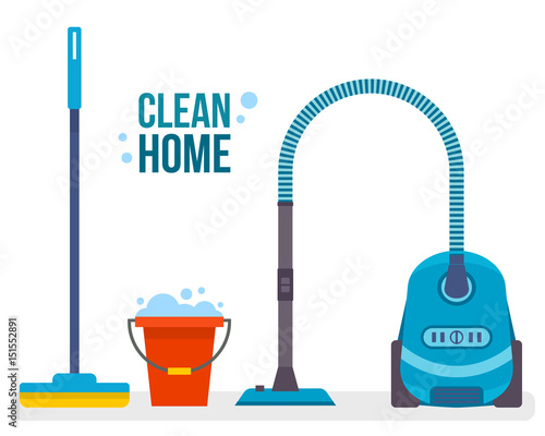 Cleaning with vacuum cleaner