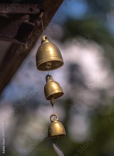 Golden Bell Outdoor Belfry